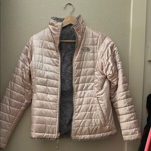 The North Face Light Pink Quilted Jacket